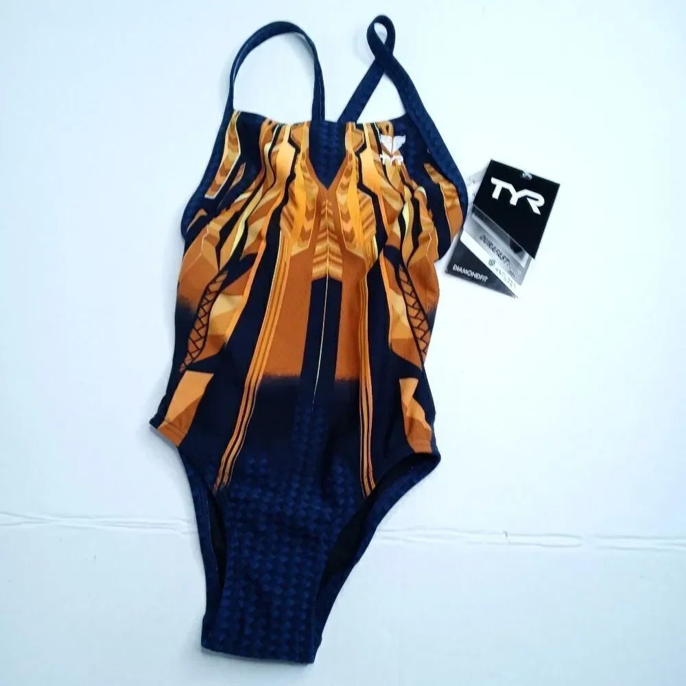 TYR Bravos Youth Diamondfit One Piece Swimsuit